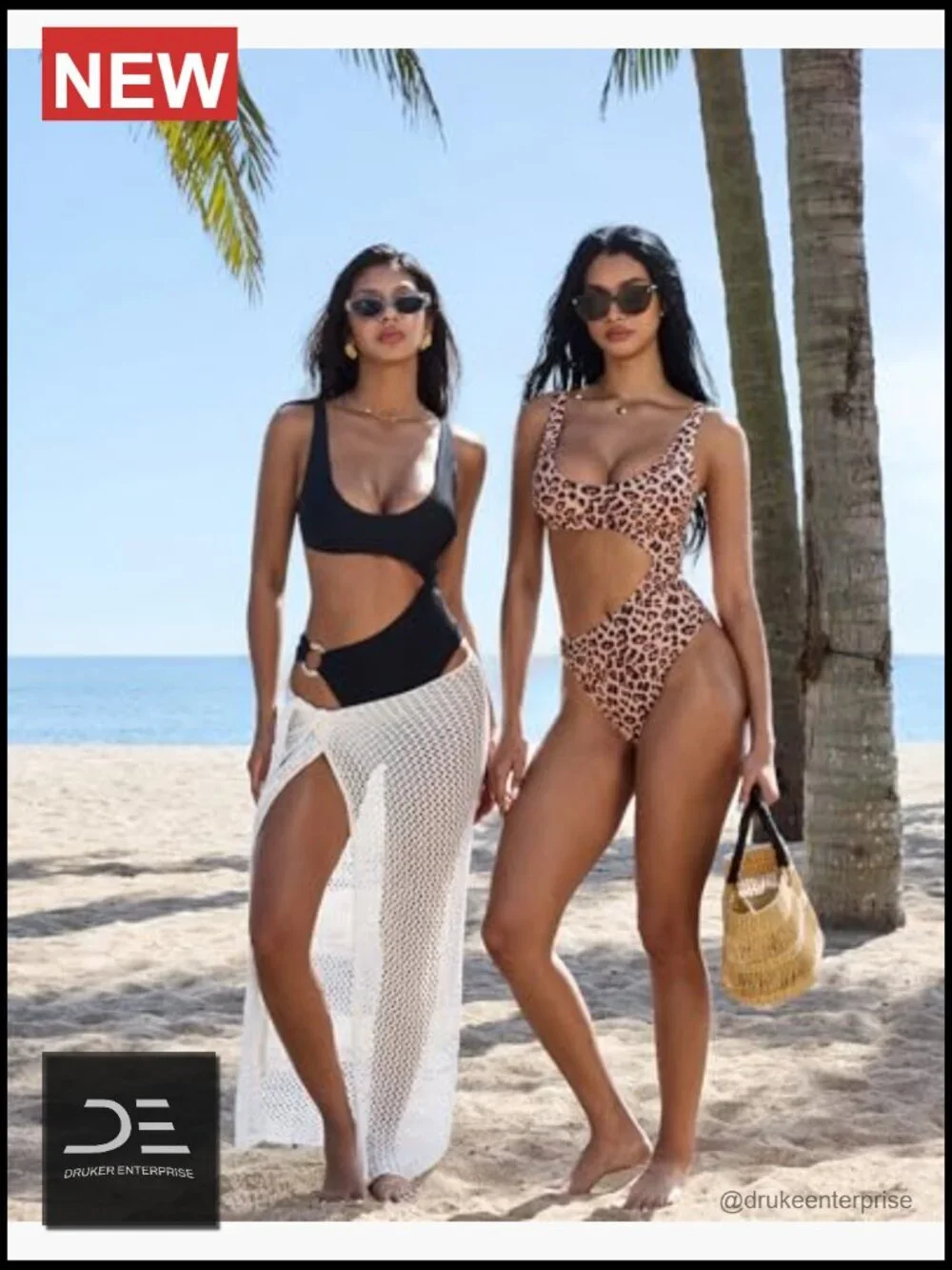 Tummy Control One Piece Swimsuit Cutout Backless Monokini Bathing Suit Side